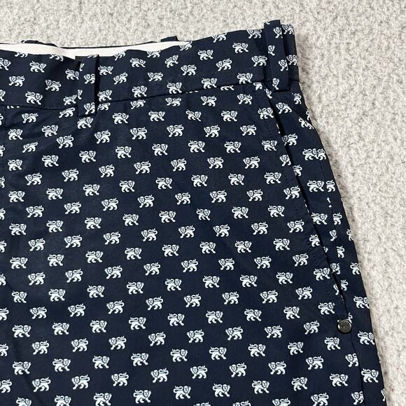 RLX Ralph Lauren Shorts Mens 36 Blue All Over Print Chino Performance Golf - Picture 4 of 13